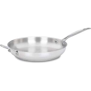 Large Stainless Steel Sauté Pan.