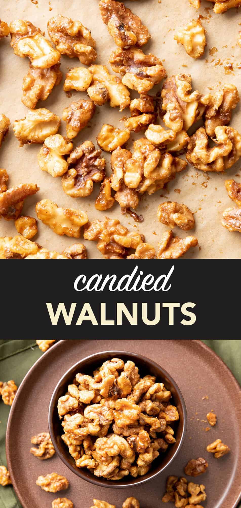 Candied Walnuts - Beaming Baker