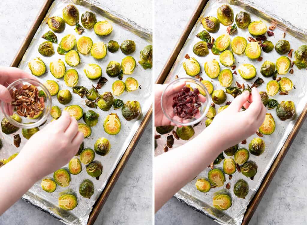 Maple Brussels Sprouts - Beaming Baker