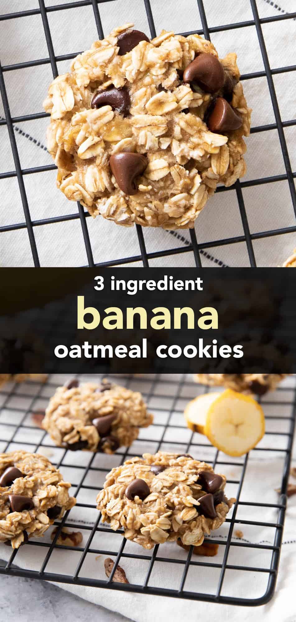 3 Ingredient Banana Oatmeal Cookies payeeco