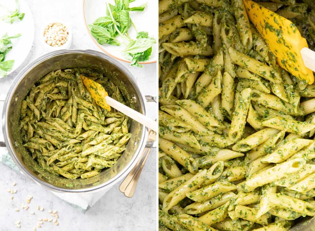 Pesto Pasta Beaming Baker