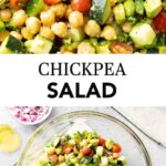 Chickpea Salad medium Pinterest image.