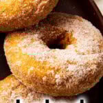 Baked Pumpkin Donuts Pinterest image.