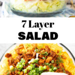Seven Layer Salad medium Pinterest image.
