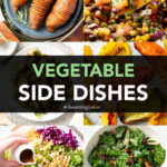 Vegetable Side Dishes short Pinterest image.