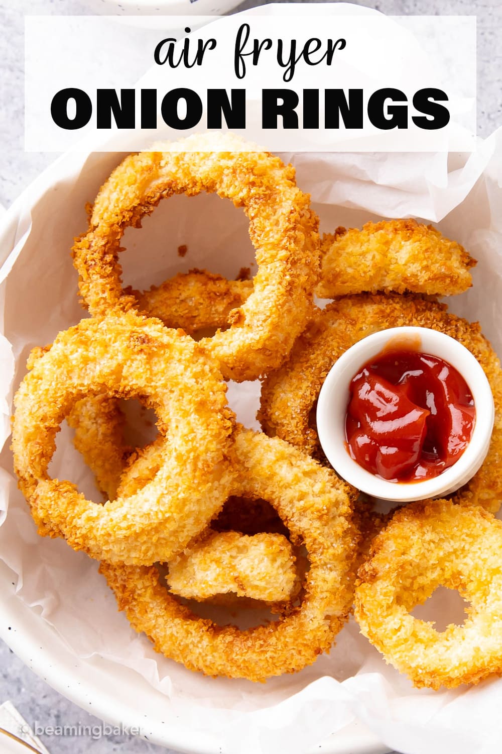 Air Fryer Onion Rings - Beaming Baker