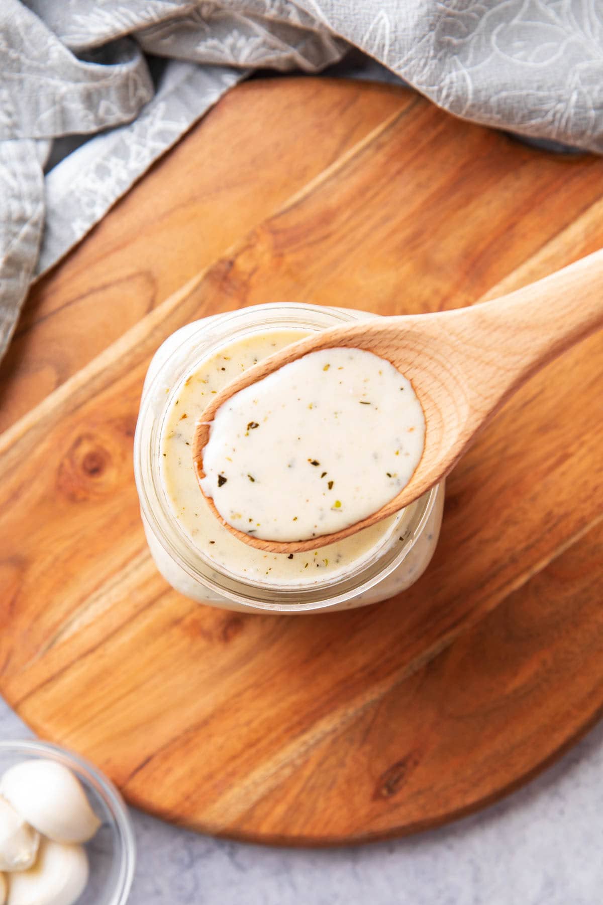 Spooning this wing, pizza, and pasta pairing into a glass jar