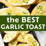 Garlic Toast long Pinterest image.