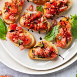 Bruschetta Recipe medium Pinterest image.