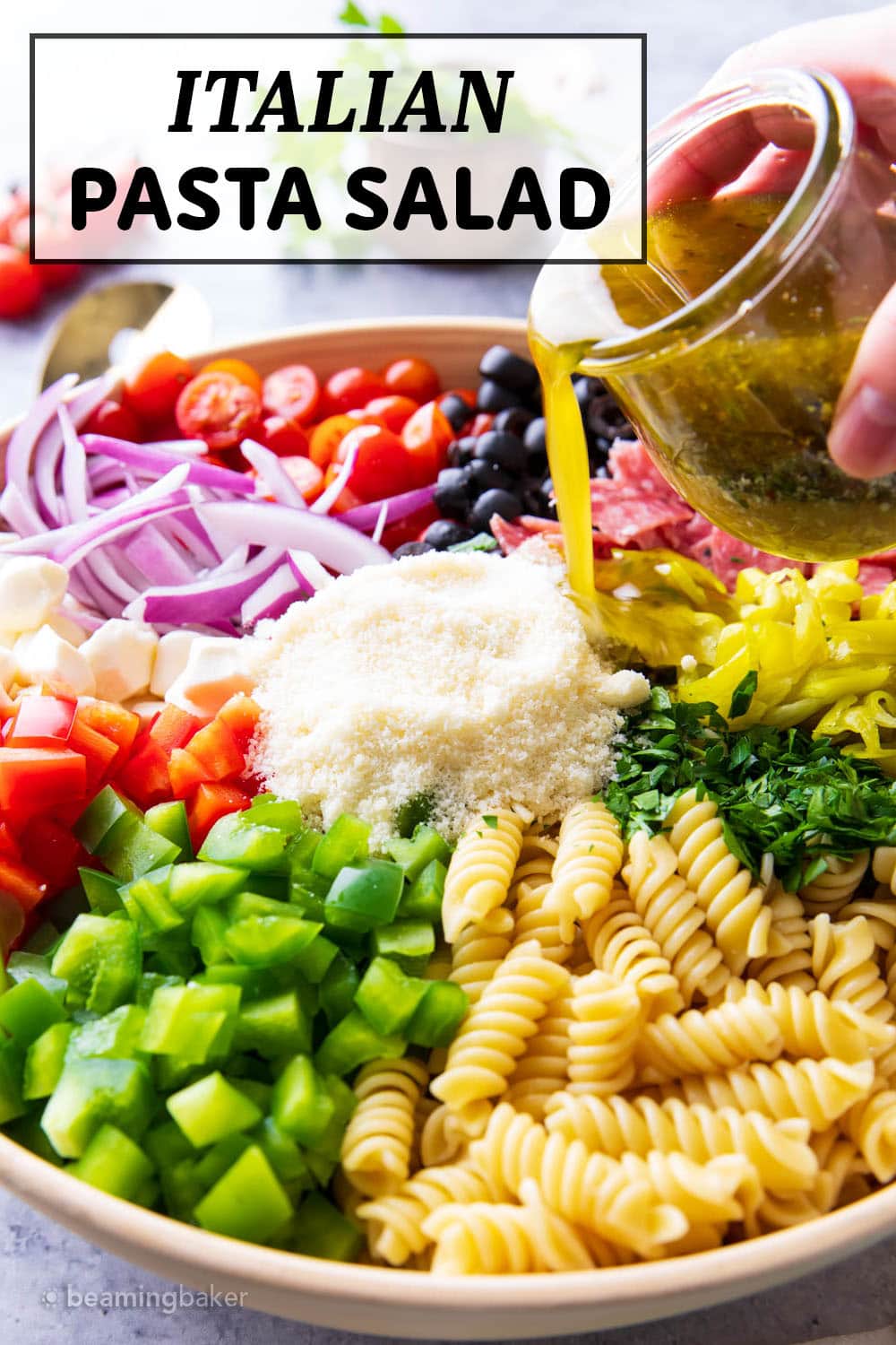 Italian Pasta Salad - Beaming Baker