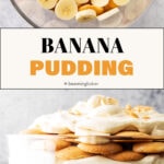 Banana Pudding short Pinterest image.