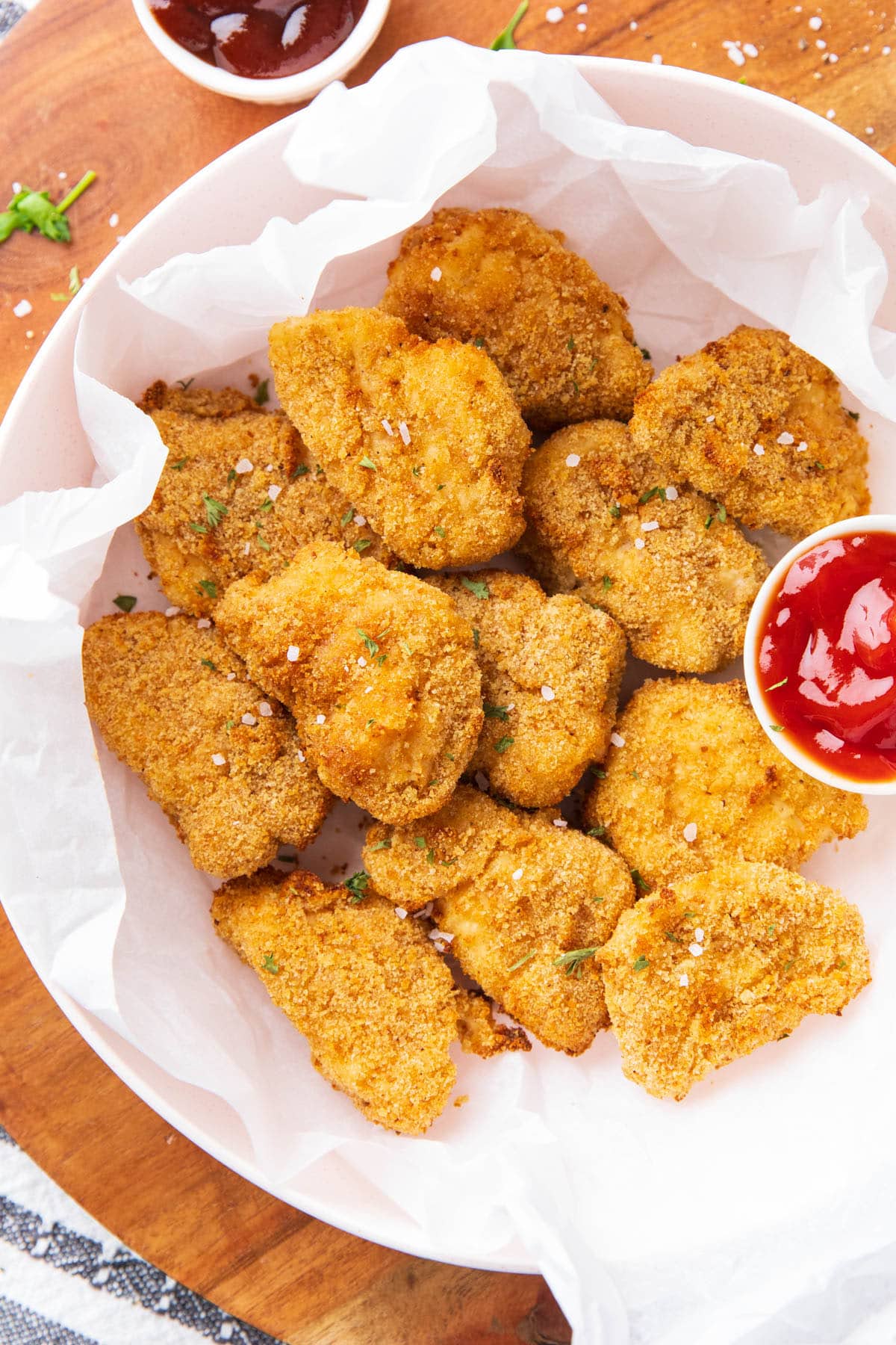 Plate filled with freshly made, hand dipped appetizer recipe