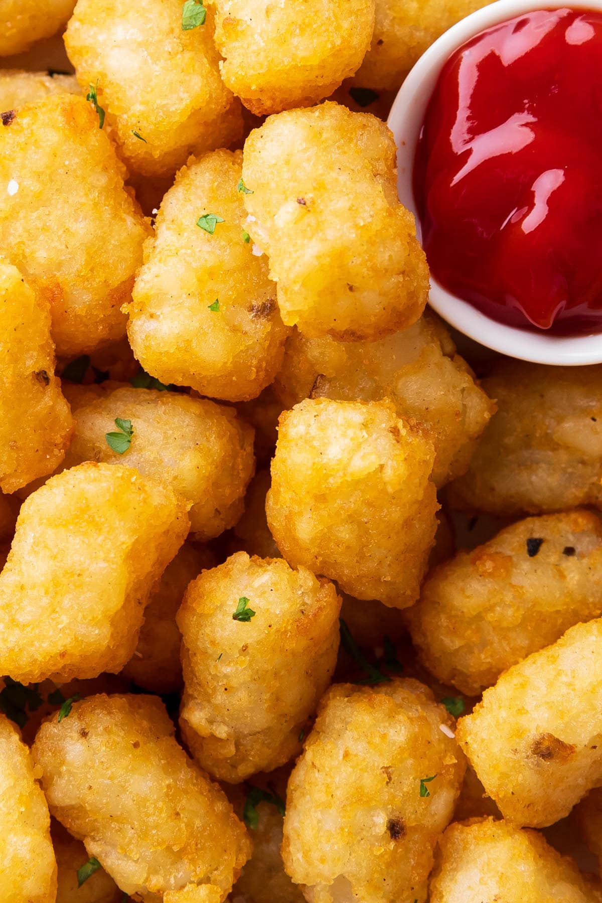 Crispy golden texture of this potato game day appetizer