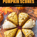 Pumpkin Scones short Pinterest image.