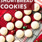 Whipped Shortbread Cookies short Pinterest image.