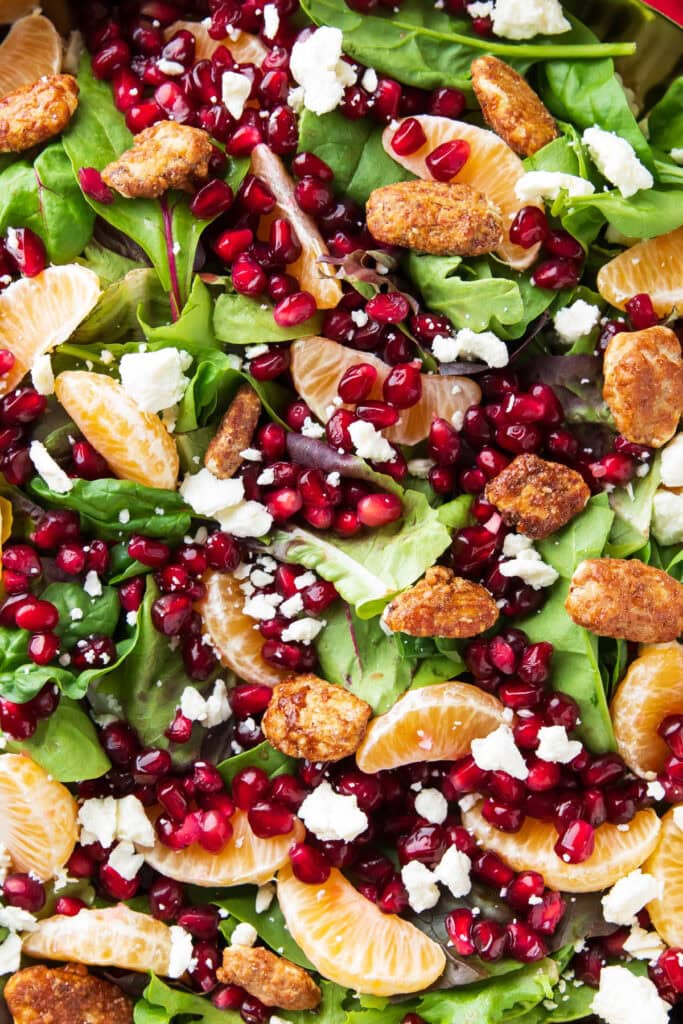 Best Christmas Salad With Pomegranate - Beaming Baker