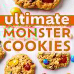 Monster Cookies Pinterest image.