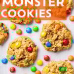 Monster Cookies Pinterest image.