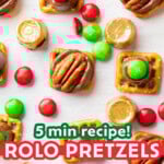 Rolo Pretzel Bites short Pinterest image.