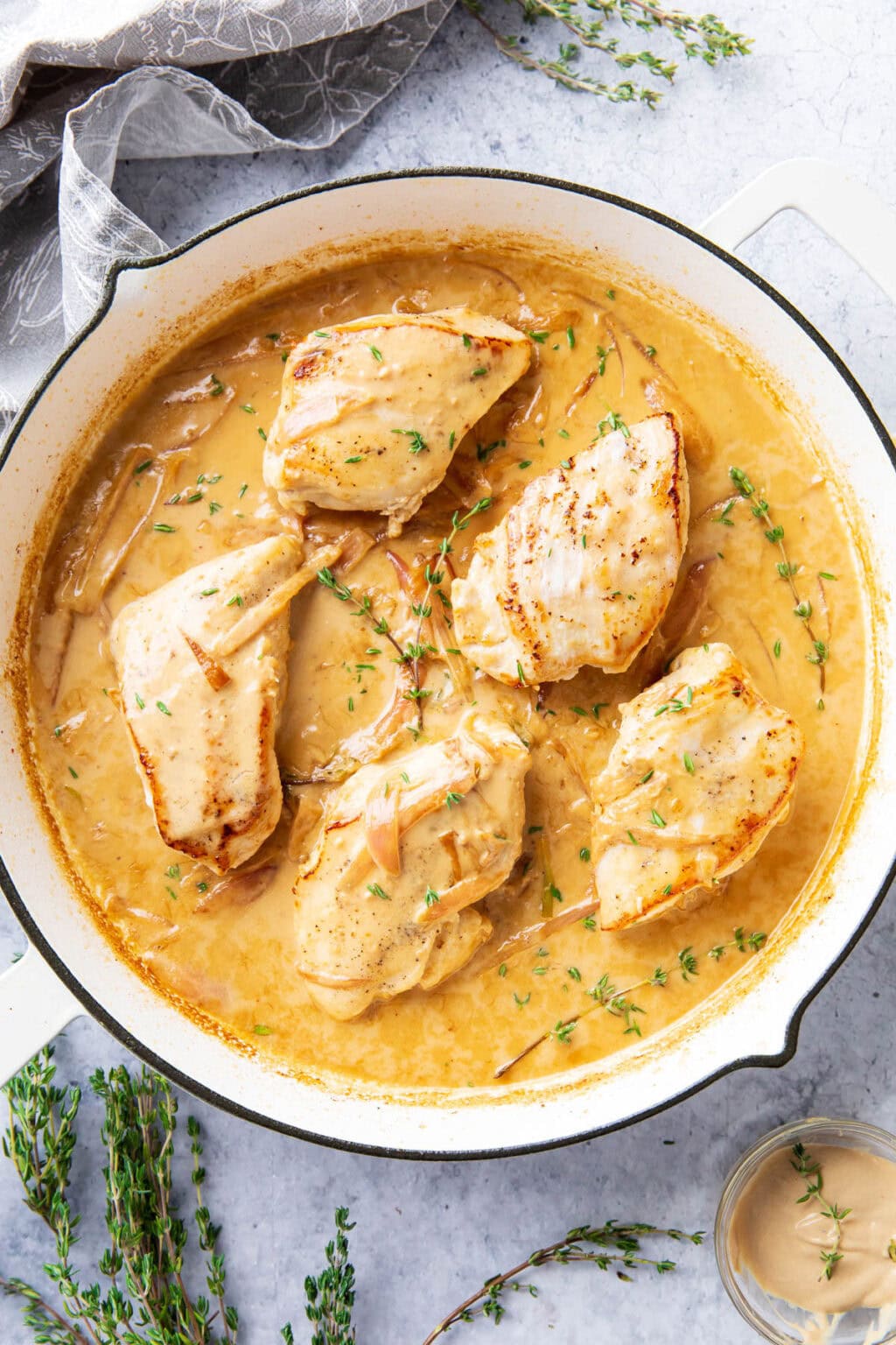 Creamy Chicken Dijon Recipe {Easy} - Beaming Baker