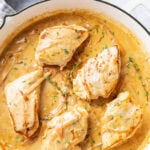 Creamy Chicken Dijon Recipe Pinterest image.