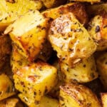 Air Fryer Roasted Potatoes Pinterest image.