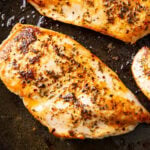 Pan Seared Chicken Breast medium Pinterest image.