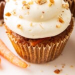 Carrot Cake Cupcakes medium Pinterest image.