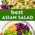 Asian Salad pinterest image.