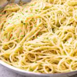 Garlic Butter Pasta pinterest image.