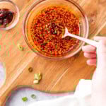 Easy Dumpling Sauce Recipe long Pinterest image.