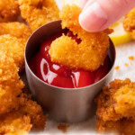 Popcorn Shrimp long Pinterest image.
