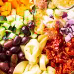 Easy Tortellini Pasta Salad pinterest image.