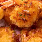 Coconut Shrimp pinterest image.
