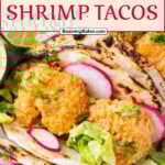 Bang Bang Shrimp Tacos pinterest image.