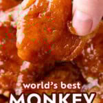 Monkey Bread Recipe Pinterest image.