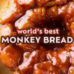 Monkey Bread Recipe Pinterest image.