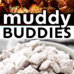 Muddy Buddies Pinterest image.