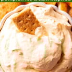 Pumpkin Fluff Dip Recipe Pinterest image