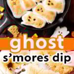 Halloween S’mores - Ghost S’mores Dip long Pinterest image.