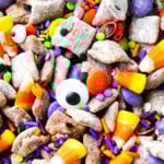 Halloween Puppy Chow long Pinterest image.