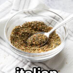 Italian Seasoning short Pinterest image.