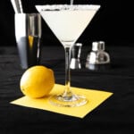Lemon Drop Martini Pinterest image.