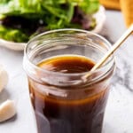 Balsamic Dressing long Pinterest image.