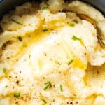 Quick & Easy Mashed Potatoes Pinterest image.