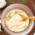 Garlic Salt long Pinterest image.