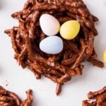Birds Nest Cookies pinterest image.
