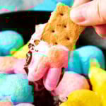 Peeps S'mores Easter Dip pinterest image.