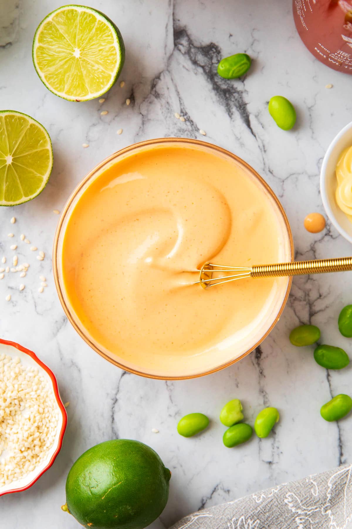 The best Spicy Mayo is thick and creamy, made with Japanese mayo for sushi, chicken and more.