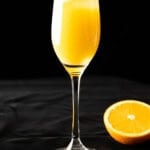 Mimosa Recipe with Prosecco, Champagne, and more Pinterest image.